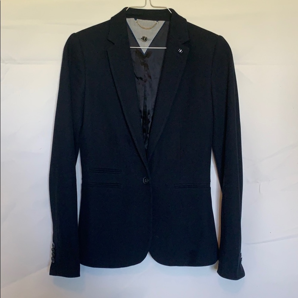 Women’s navy blue Massimo Dutti jacket sz 4